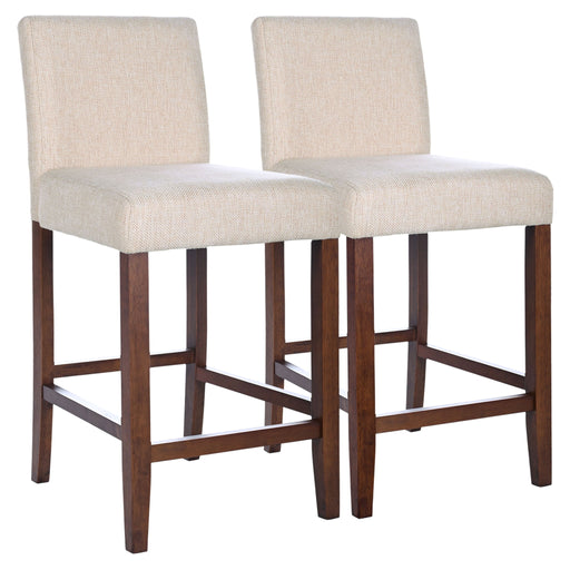 Dorian - Counter Chair (Set of 2) - Beige - R&R Furniture Gallery (Fountain Valley, CA)