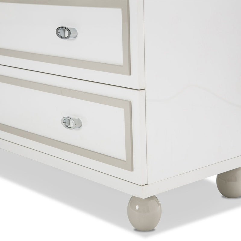 Sky Tower - 7-Drawer Chest - White - R&R Furniture Gallery (Fountain Valley, CA)