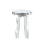 Lotus - End Table - Mirrored & Faux Ice Cube Crystals - R&R Furniture Gallery (Fountain Valley, CA)