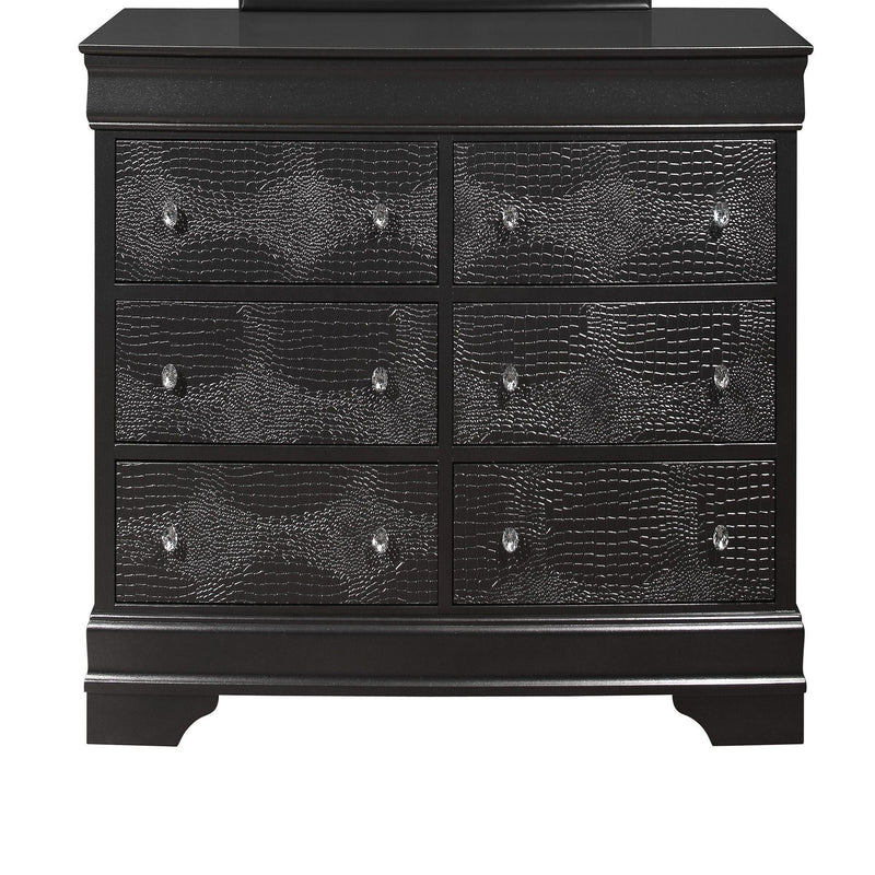 Shaker - Crocodile Metallic Dresser - R&R Furniture Gallery (Fountain Valley, CA)