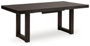 Neymorton - Rectangular Dining Room Butterfly Extension Table - Dark Grayish Brown - R&R Furniture Gallery (Fountain Valley, CA)