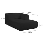 Tarra - Fluffy Oversized Corduroy Modular Chaise - R&R Furniture Gallery (Fountain Valley, CA)
