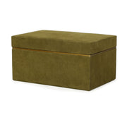 Pisa - Vegan Suede Contract-Grade Storage Box - Green - R&R Furniture Gallery (Fountain Valley, CA)