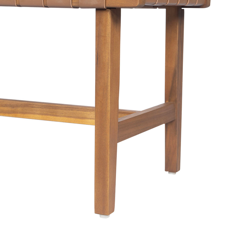 Bedroom Bench - Acacia Wood - R&R Furniture Gallery (Fountain Valley, CA)
