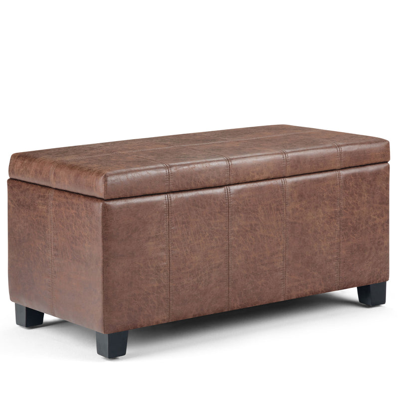 Dover - Upholstered Storage Ottoman Bench - R&R Furniture Gallery (Fountain Valley, CA)