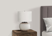 Modern Lighting, Table Lamp, Ceramic - Cream - R&R Furniture Gallery (Fountain Valley, CA)
