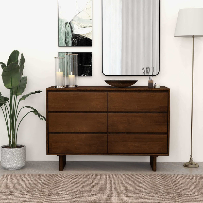 Dubrovnik - Dresser With 6 Drawers - Brown - R&R Furniture Gallery (Fountain Valley, CA)