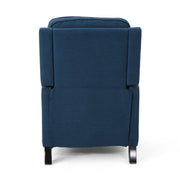 Contemporary Wide Manual Standard Recliner - R&R Furniture Gallery (Fountain Valley, CA)