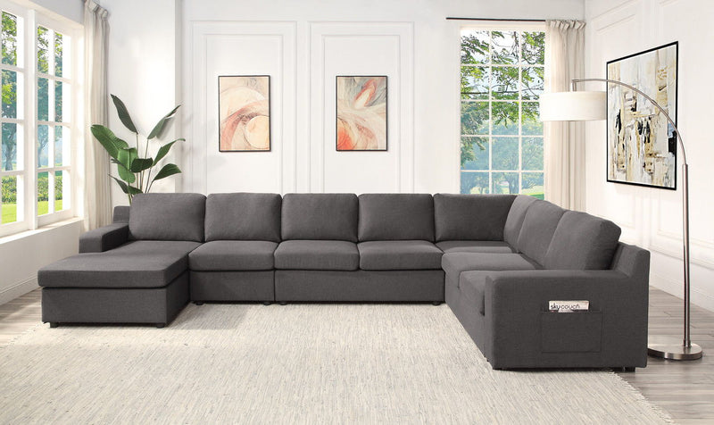 Waylon - Sectional Sofa - R&R Furniture Gallery (Fountain Valley, CA)
