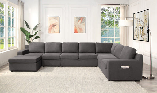Waylon - Sectional Sofa - R&R Furniture Gallery (Fountain Valley, CA)