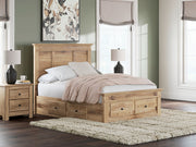 Makidern - Panel Storage Bed With Under Bed Storage Unit And Storage Footboard - R&R Furniture Gallery (Fountain Valley, CA)