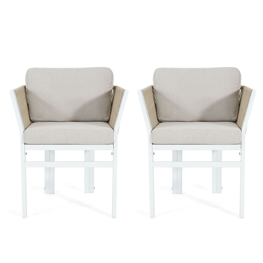 Outdoor Dining Chair, All-Weather Patio Seating For Backyard (Set of 2) - R&R Furniture Gallery (Fountain Valley, CA)