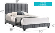 Channel Tufted Bed - R&R Furniture Gallery (Fountain Valley, CA)
