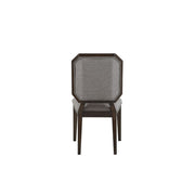 Selma - Side Chair (Set of 2) - Gray Fabric & Tobacco - R&R Furniture Gallery (Fountain Valley, CA)