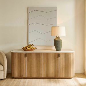 Fracture - Segmented Panel Mirror - Gold