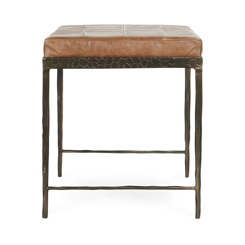 Malo - 28" Leather Bench