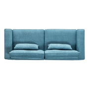 Modern Fabric Sofa With Cushions, Sleek Arm Design - R&R Furniture Gallery (Fountain Valley, CA)