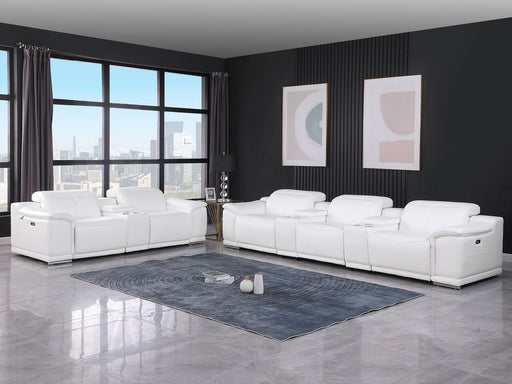 9762 - 8-Piece Modular Power Reclining Sofa And Console Loveseat Set With - R&R Furniture Gallery (Fountain Valley, CA)