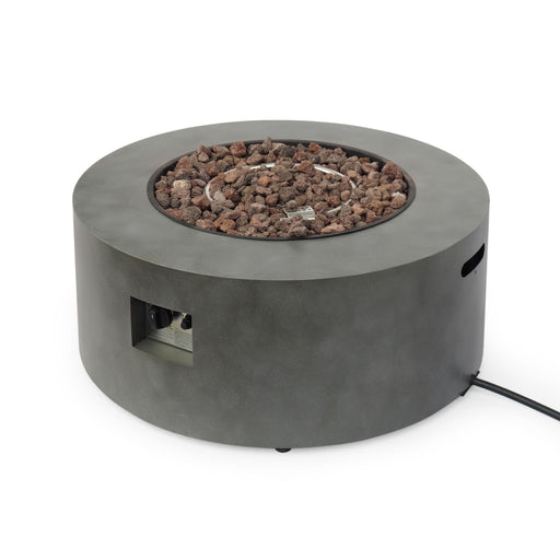 Round Iron Fire Pit With 40, 000 Btu - R&R Furniture Gallery (Fountain Valley, CA)