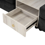 Modular Sofa Couch With Storage Armrest And Center Console - R&R Furniture Gallery (Fountain Valley, CA)