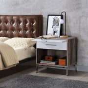 Cistus - Accent Table - Weathered Gray Oak & White - R&R Furniture Gallery (Fountain Valley, CA)