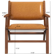Hendrix - Antique Arm Chair - Brown / Rustic / Tan - R&R Furniture Gallery (Fountain Valley, CA)