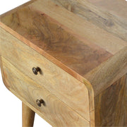 Curved Nightstand - R&R Furniture Gallery (Fountain Valley, CA)