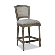 Triomphe - Rattan Wicker High Back Armless Counter Bar Stool - R&R Furniture Gallery (Fountain Valley, CA)