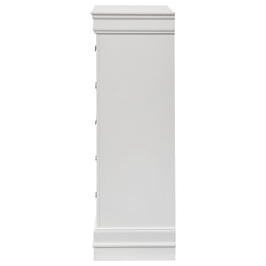 5 Drawer Bedroom Chest - White