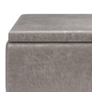 Owen - Tray Top Small Coffee Table Upholstered Storage Ottoman - R&R Furniture Gallery (Fountain Valley, CA)