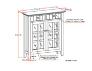 Acadian - Entryway Storage Cabinet - Brunette Brown - R&R Furniture Gallery (Fountain Valley, CA)