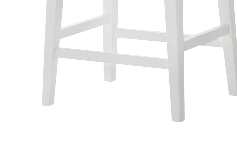 Sasha - 17" Counter Height Stool With Upholstered Seat - R&R Furniture Gallery (Fountain Valley, CA)
