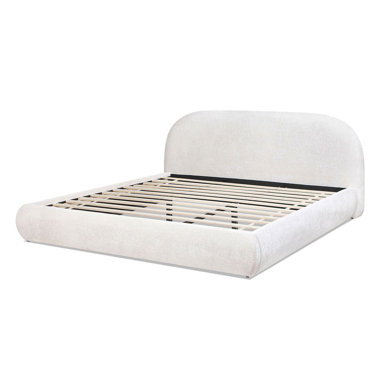 Archie Puffy Grounded - Upholstered Platform Bed - R&R Furniture Gallery (Fountain Valley, CA)