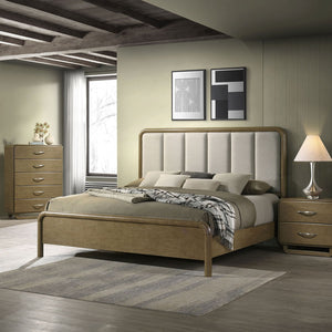 Tully - 2 Drawer Nightstand - Nutmeg Brown