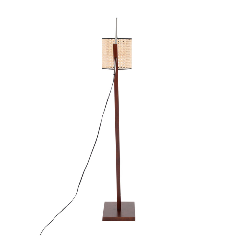 Modern Arturo Lumi Source contemporary floor lamp with sleek design and metallic finish, ideal for living room or office lighting.