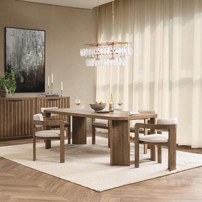 Labelle - Dining Table - Tan Oak - R&R Furniture Gallery (Fountain Valley, CA)