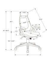 Office Chair, Adjustable Height, Swivel, Ergonomic, Armrests, Contemporary & Modern - R&R Furniture Gallery (Fountain Valley, CA)