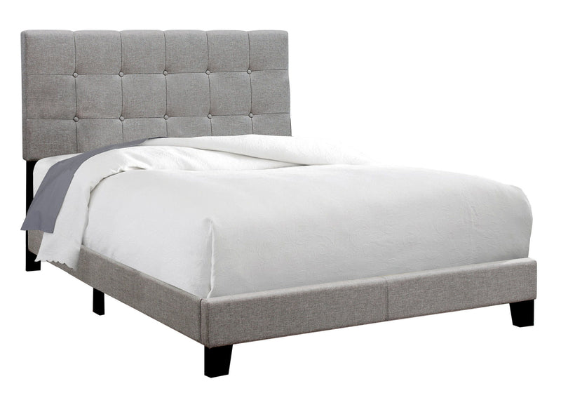 Bed, Upholstered, Frame Only, Transitional - R&R Furniture Gallery (Fountain Valley, CA)