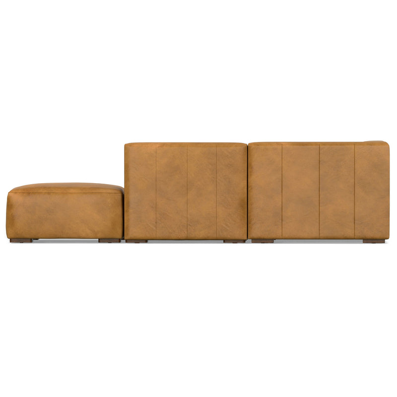 Rex - Handcrafted Sectional Sofa And Ottoman - R&R Furniture Gallery (Fountain Valley, CA)