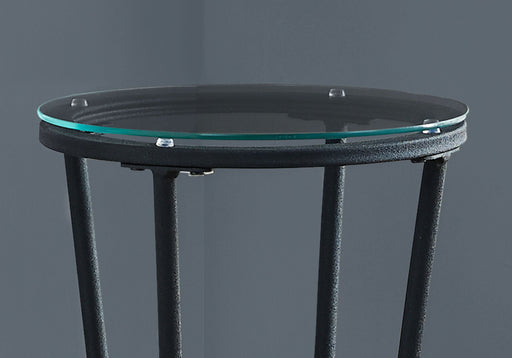 Accent Side Table, Plant Stand, Round, Contemporary & Modern - Black - R&R Furniture Gallery (Fountain Valley, CA)