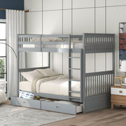 Bunk Bed With Ladders And 2 Storage Drawers - R&R Furniture Gallery (Fountain Valley, CA)