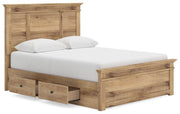 Makidern - Panel Storage Bed With Under Bed Storage Unit - R&R Furniture Gallery (Fountain Valley, CA)