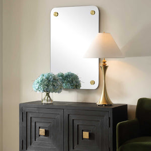 Hamrick - Frameless Mirror - Brass / Gold