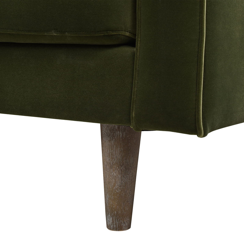 Nicholas - Mid-Century Modern Sofa - Olive Green - R&R Furniture Gallery (Fountain Valley, CA)