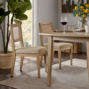 Modern Armless Dining Chair With Cane Back (Set of 2) - R&R Furniture Gallery (Fountain Valley, CA)