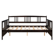 Modern DreamHaus daybed with built-in storage drawers, featuring a sleek design and neutral upholstery.
