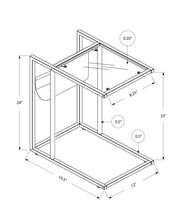 Accent Table, C - Shaped, Contemporary And Modern - White - R&R Furniture Gallery (Fountain Valley, CA)