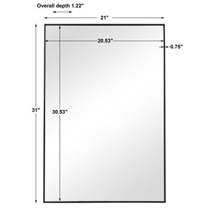 Mirror Vertical Or Horizontal - Black