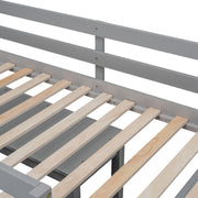 Loft Bed With Retractable Writing Desk And 4 Drawers, With Lateral Portable Desk And Shelves - R&R Furniture Gallery (Fountain Valley, CA)