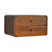 Curved Wall Mounted Bedside Nightstand - R&R Furniture Gallery (Fountain Valley, CA)